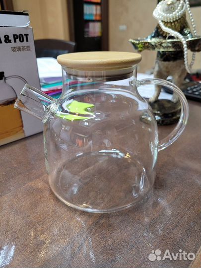 Чайник заварочный 1,5 литр стекло