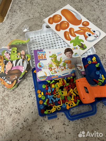 Мозайка в чемодане с шуруповертом