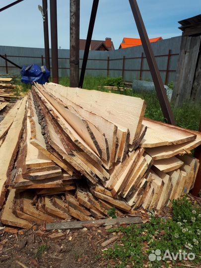 Доска необрезная, толщ. 25 мм, длина 6,0 м, сосна