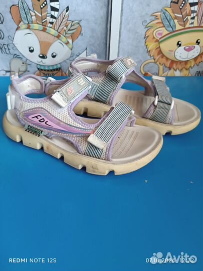 Сандалии для девочки 33 размер