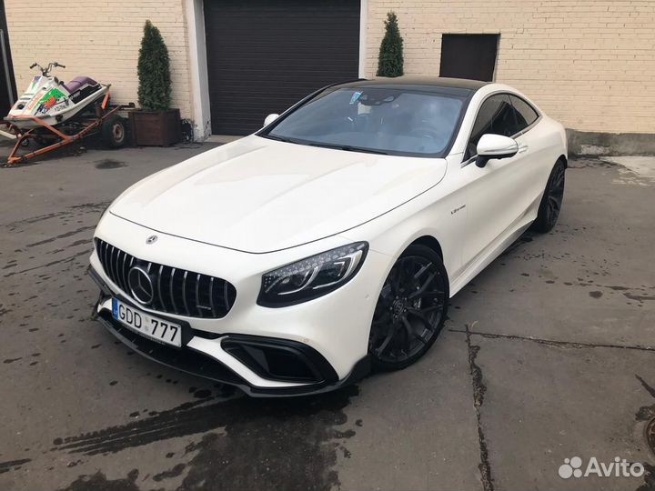 Карбоновый обвес brabus для Mercedes s63 amg с217