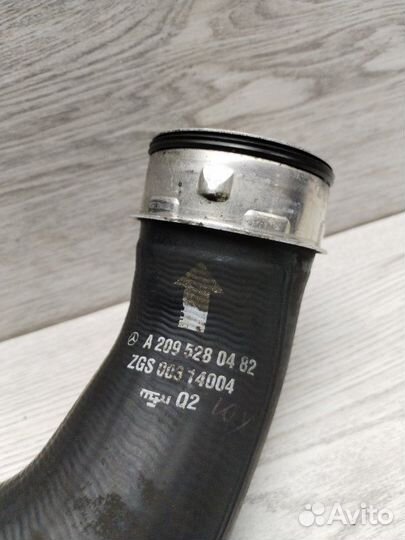 Патрубок интеркулера Mercedes Clk W209 OM612 2005