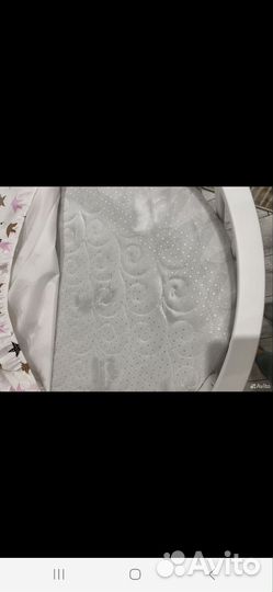 Детская кроватка трансформер круглая