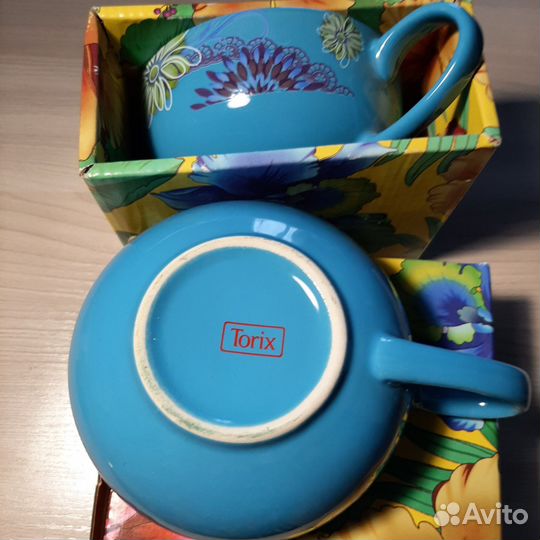 Бульонница керамическая, подставка - ложка,тарелка