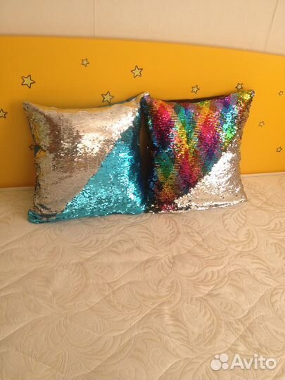 Наволочки с пайетками