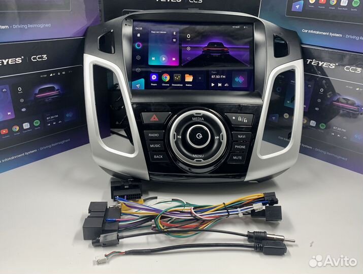 Магнитола на андройде Teyes 3/32 для Форд Фокус 3