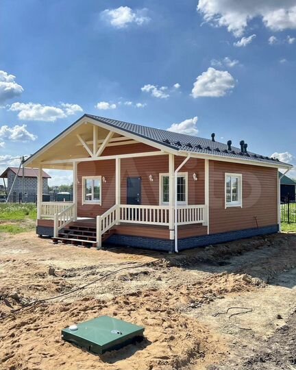 Коттедж 75 м² на участке 6 сот.