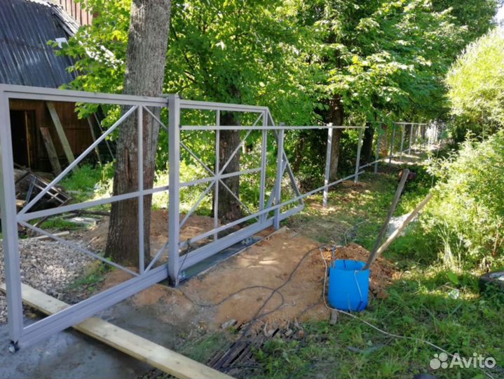 Ворота Сдвижные под ключ