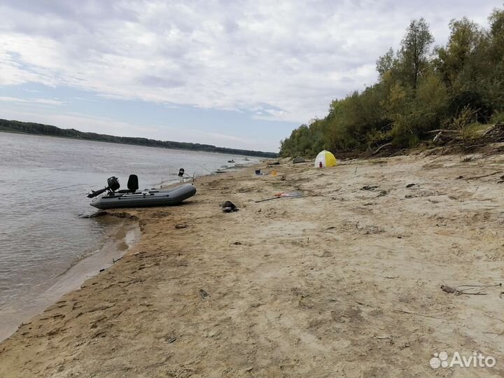 Продам надувную лодка пвх с мотором5л.с
