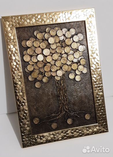 Картина панно денежное дерево