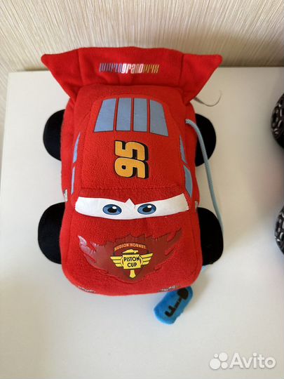 Молния mcqueen игрушка подушка