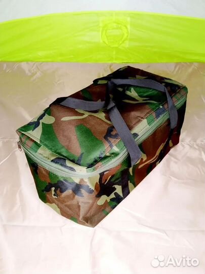 Печь для палатки 30л с кожухом и трубами