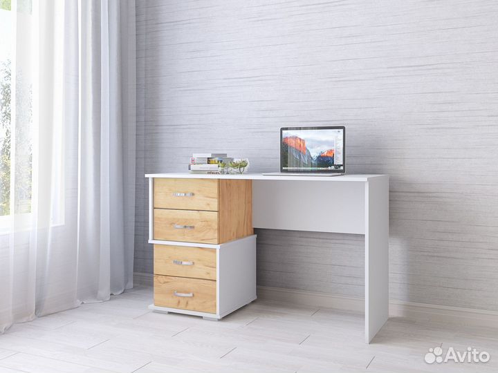 Компьютерный стол белый новый