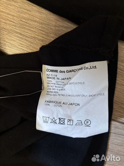 Лонгслив comme des garcons play оригинал