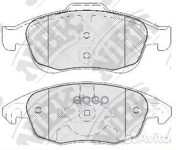 Колодки тормозные дисковые перед PN0471 NiBK