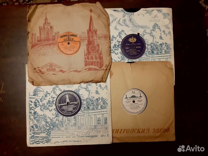 Пластинки для патефона. Еще есть классика