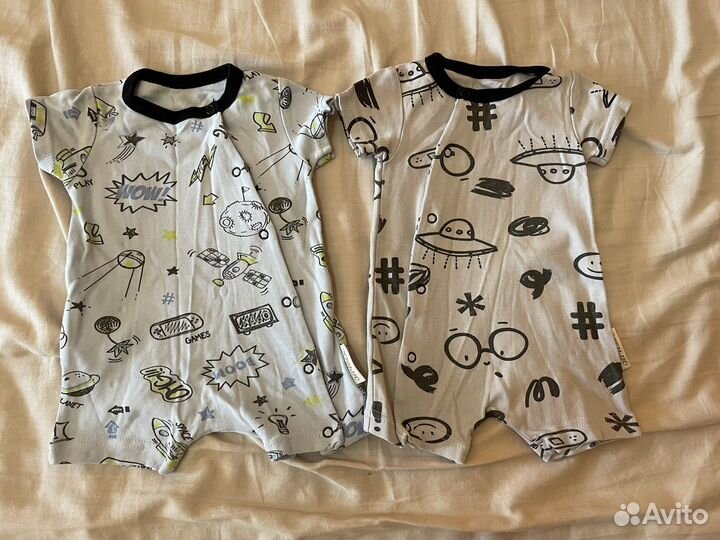 Боди песочник ромпер распашонка 62-68