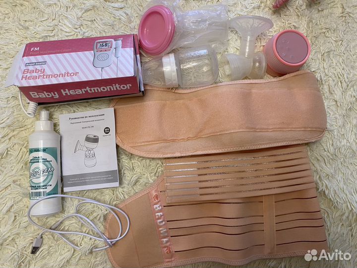 Бандаж для беременных, молокоотсос, допплер