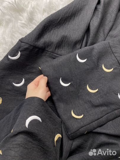 Накидка - абая черная женская