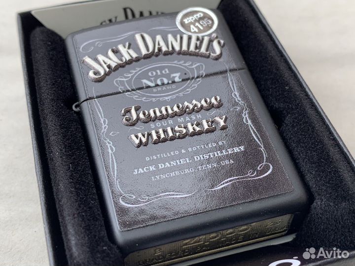 Зажигалка Zippo Jack Daniels 3D Texture Print New