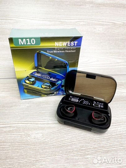 Беспроводные наушники с LED экраном