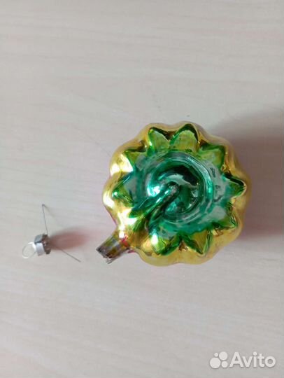 Ёлочная игрушка СССР. цветок Георгин