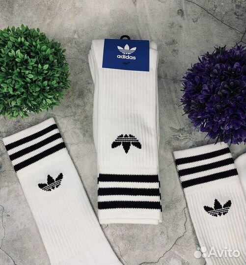 Носки Adidas оригинал белые