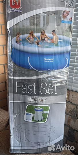 Бассейн надувной Bestway Fast Set, 366 х 91 см