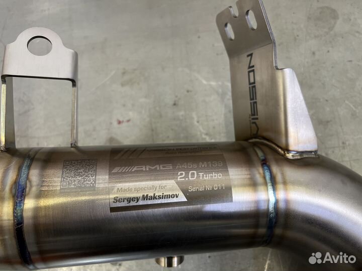 Даунпайп CLA45S M139 2018-2021