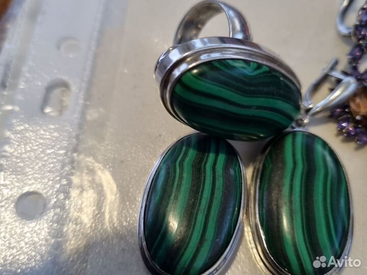 Серьги серебро