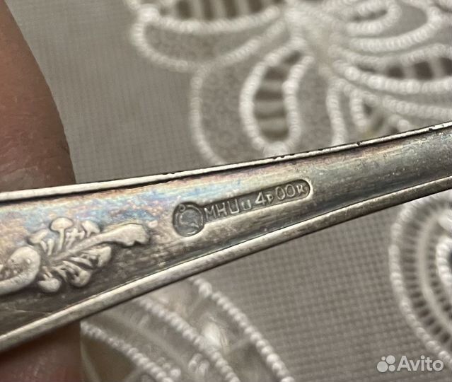 Ложки столовые СССР мнц, мельхиор