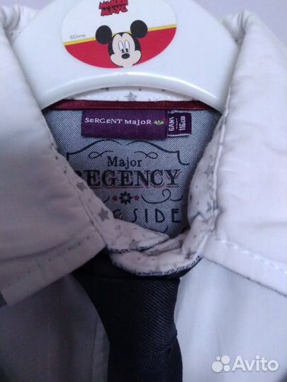 Комплект: рубашка/жилетка/галстук р.110-116