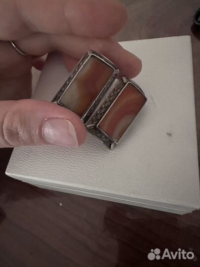 Серьги серебро