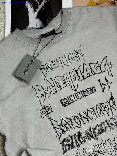 Женская футболка balenciaga (Арт.87977)