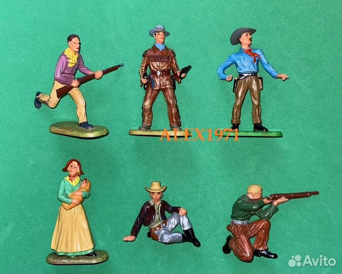 Elastolin Hausser, ковбои,солдатики,фигурки