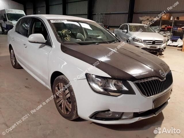 Бампер задний skoda superb 2