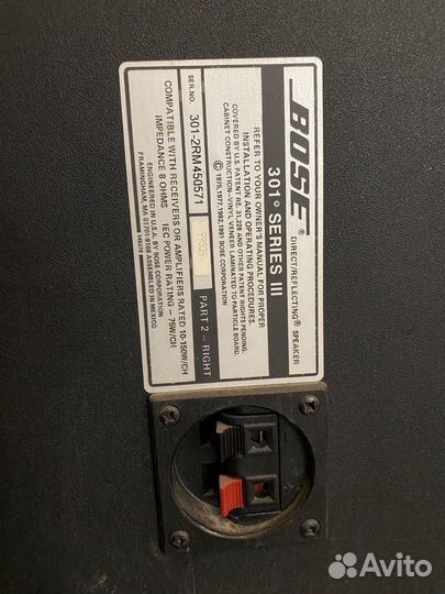 Bose 301 series Колонки, акустика