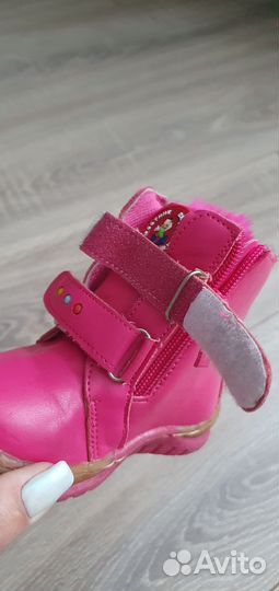 Зимние ботинки для девочки 22