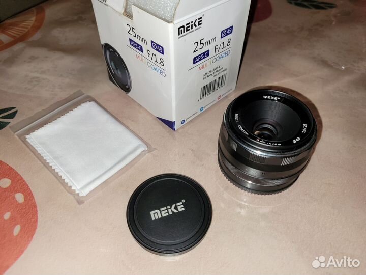 Объектив Meike 25mm F/1.8 sony e mount