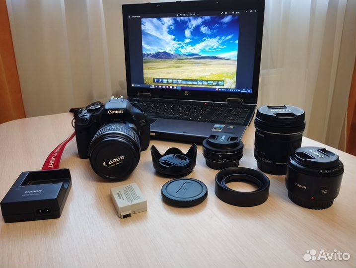 Зеркальный фотоаппарат Canon 600D (комплект)