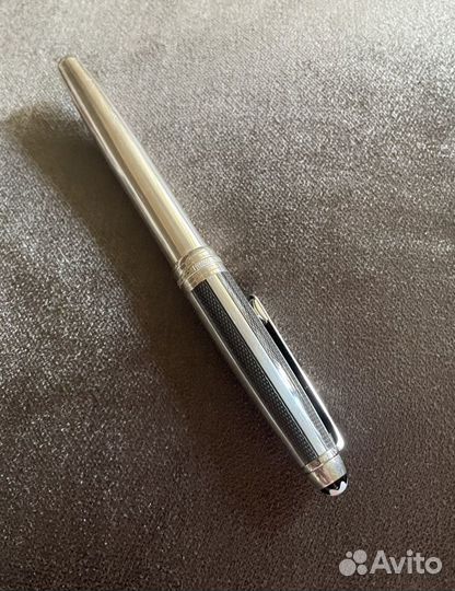 Montblanc перьевая ручка серебряная