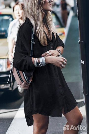 Рубашка удлиненная