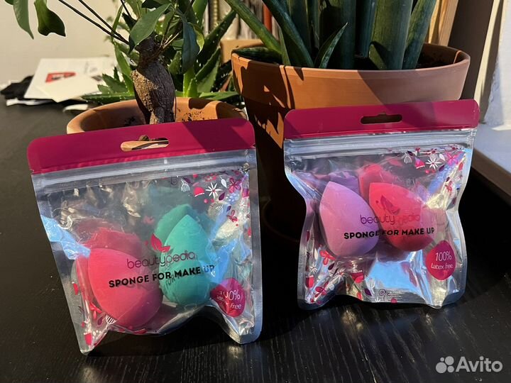 4 спонжа Beautypedia, без латекса