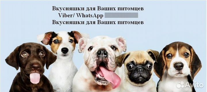 Сушеные вкусняшки для животных