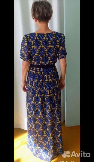 Платье летнее легкое в пол 46