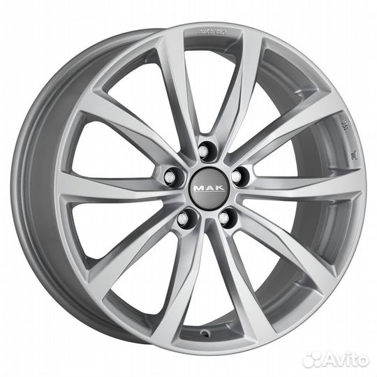 R18 5x114,3 7,5J ET45 D67,1 MAK Wolf Silver