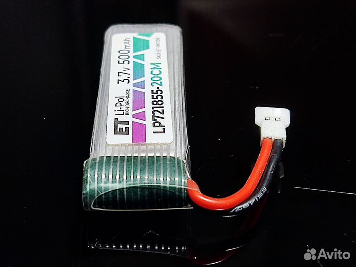 Li-Pol аккумулятор 721855-20C 500mAh 3,7V