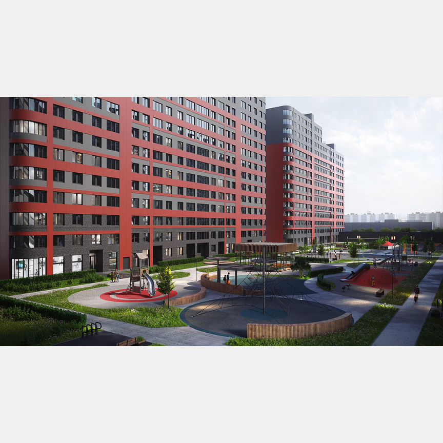 2-к. квартира, 54,1 м², 16/17 эт.