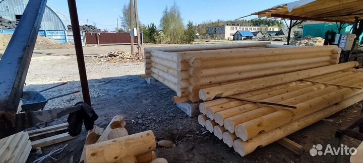 Баня дом из бревна 6/6 d-220мм