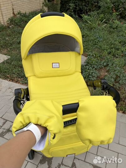 Коляска 2 в 1 adamex luciano Delux